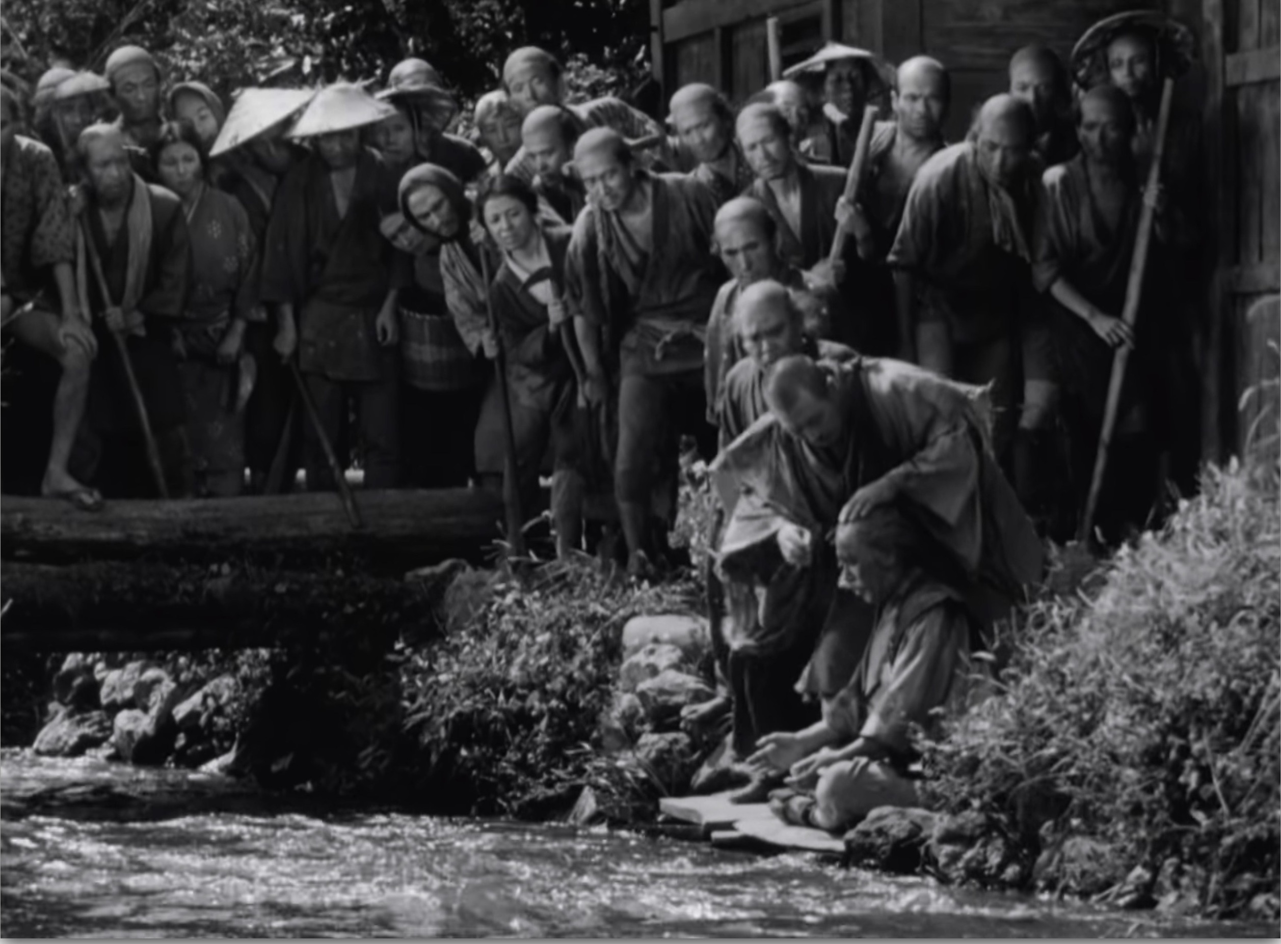 Kambei rescues a child