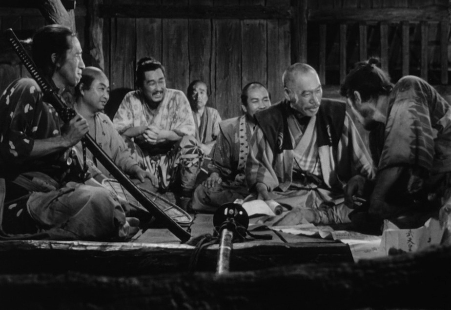 Seven samurai together